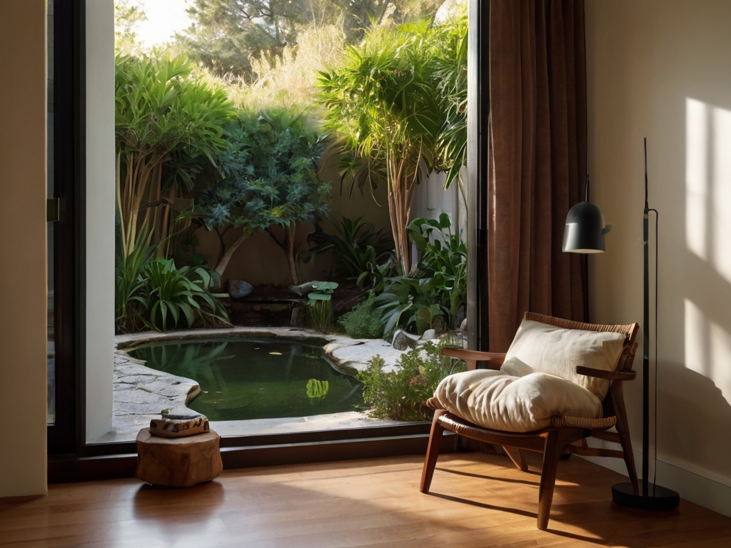 Peaceful meditation corner in a home, representing the personal sanctuary meditation becomes over time